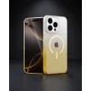 iPhone 14 Pro Pummel Shiny Magsafe Kılıf - Gold