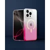 iPhone 14 Pro Pummel Shiny Magsafe Kılıf - Pembe