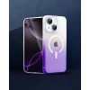 iPhone 14 - Pummel Shiny Magsafe Kılıf - Mor