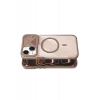 Joko Apple iPhone 14 Uyumlu Zinko Magsafe Kapak - Çöl Titanyum