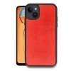İphone 15 Kılıf Aras Deri Kapak - Kırmızı