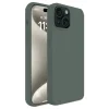 İphone 15 Kılıf First Silikon - Koyu Yeşil