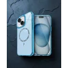 iPhone 15 Plus Live Diamond Magsafe Kılıf - Mavi