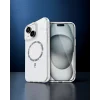 iPhone 15 Plus Live Diamond Magsafe Kılıf - Şeffaf