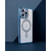 iPhone 15 Pro - Joke Simli Magneticsafe Kılıf - Mavi