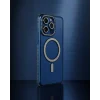 iPhone 15 Pro Max Kılıf Joke Simli Magneticsafe - Lacivert