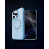 iPhone 15 Pro Max Live Diamond Magsafe Kılıf - Mavi