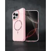 iPhone 15 Pro Max Live Diamond Magsafe Kılıf - Pembe