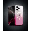 iPhone 15 Pro Max Pummel Shiny Magsafe Kılıf - Pembe