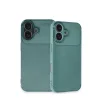 İphone 16 Kılıf Auto Focus Karbon Kapak - Koyu Yeşil