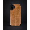 iPhone 16 Kılıf Flip Cover - Taba