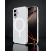 iPhone 16 Kılıf Magneticsafe Şeffaf Silikon - Şeffaf