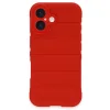 İphone 16 Kılıf Optimum Silikon - Kırmızı