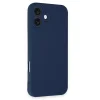 İphone 16 Plus Kılıf First Silikon - Lacivert