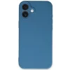 İphone 16 Plus Kılıf First Silikon - Mavi