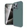 İphone 16 Pro Kılıf Auto Focus Karbon Kapak - Koyu Yeşil