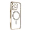 İphone 16 Pro Kılıf Joke Simli Magneticsafe Kılıf - Gold