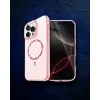 iPhone 16 Pro Live Diamond Magsafe Kılıf - Pembe