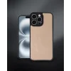 iPhone 16 Pro Max - Aras Deri Kılıf - Pudra