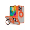 Joko Apple iPhone 16 Pro Max Uyumlu Banza Magsafe Standlı Kapak - Turuncu