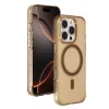 Joko Apple iPhone 16 Pro Max Uyumlu Gleam PC Sert Magsafe Kılıf - Şeffaf-Gold
