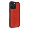 İphone 16 Pro Max Kılıf Aras Deri Kapak - Kırmızı