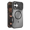 Joko Apple iPhone 16 Uyumlu Zinko Magsafe Kapak - Siyah
