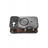 Joko Apple iPhone 16 Uyumlu Zinko Magsafe Kapak - Siyah