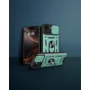 iPhone 16E Kılıf Pars Lens Yüzüklü Silikon - Yeşil