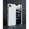 iPhone 16E Kılıf Volet Silikon - Beyaz