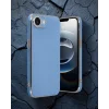 iPhone 16E Kılıf Volet Silikon - Mavi