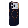 Joko Apple iPhone 17 Pro Max Uyumlu Luno Deri Magsafe Kapak - Mavi
