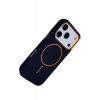 Joko Apple iPhone 17 Pro Max Uyumlu Luno Deri Magsafe Kapak - Mavi