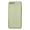 İphone 7 Plus Kılıf Coco Deri Silikon Kapak - Açık Yeşil