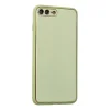 İphone 7 Plus Kılıf Coco Deri Silikon Kapak - Açık Yeşil