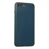 İphone 7 Plus Kılıf Coco Deri Silikon Kapak - Mavi