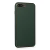 İphone 7 Plus Kılıf Coco Deri Silikon Kapak - Yeşil
