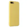 İphone 7 Plus Kılıf Nano İçi Kadife Silikon - Sarı