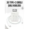Iphone Uyumlu İOS Uyumlu Lightning Hızlı Şarj Tye C Lightning Şarj Kablosu