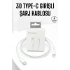 Iphone Uyumlu İOS Uyumlu Lightning Hızlı Şarj Tye C Lightning Şarj Kablosu