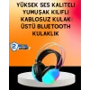 IPX4 Suya Dayanıklı Kablosuz Kulak Üstü Gaming Kulaklık