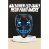 Işıklı Led Maske Parti Eğlence Maskesi Hallowen Neon Maske