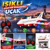 Işıklı Uzaktan Kumandalı Uçak