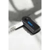Kablosuz Bluetooth Aux Araç Kiti Siyah Hafıza Kartlı