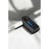Kablosuz Bluetooth Aux Araç Kiti Siyah Hafıza Kartlı