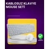 Kablosuz Klavye ve Mouse Seti - Ergonomik Tasarım, Sessiz Kullanım, Geniş Uyumluluk