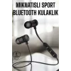 Kablosuz Sport Mıknatıslı Mikrofonlu Kulak İçi Kulaklık