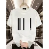 Kadın Kısa Kol Yazlık Tişört Bisiklet Yaka Baskılı Oversize T-Shirt - Beyaz
