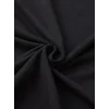 Kadın Tişört Shut Up Baskılı Kısa Kol Bisiklet Yaka T-Shirt - Siyah