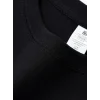 Kadın T-Shirt  GANDHI The Project Baskılı Kısa Kollu tişört - Siyah